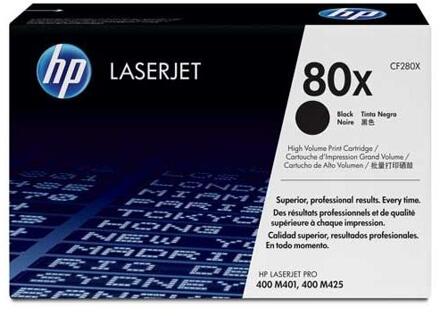 HP 80X zwart toner