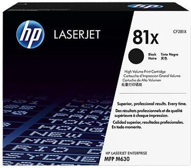 HP 81X Toner Zwart XL (CF281X)
