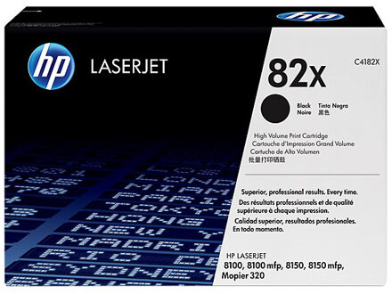 HP 82X originele high-capacity zwarte LaserJet tonercartridge