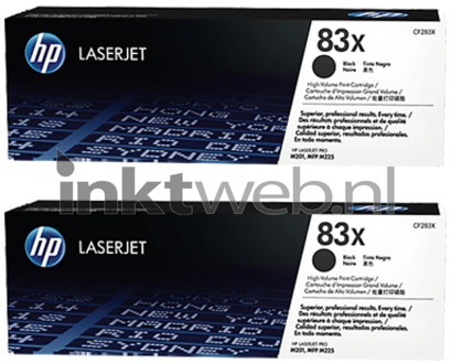 HP 83X multipack zwart toner