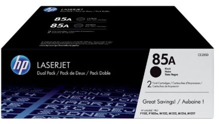 HP 85A Toners Zwart Duo Pack