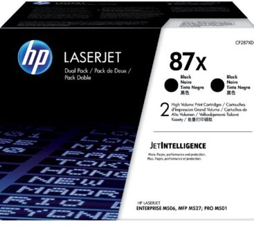 HP 87X Toner Zwart XL Duo Pack (CF287XD)