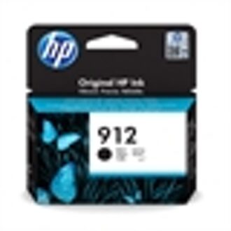 HP 912 cartridge Black Inkt Zwart