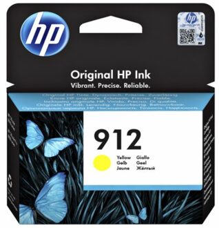 HP 912 cartridge Yellow Inkt Geel