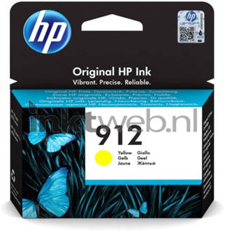 HP 912 Inktcartridge Geel