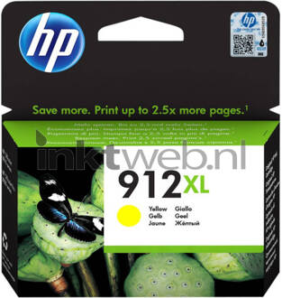 HP 912XL Inktcartridge Geel