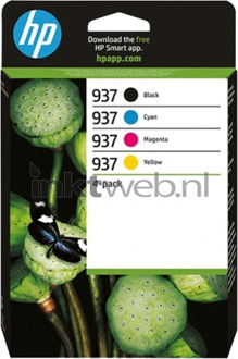 HP 937 4-Pack BK/C/M/Y