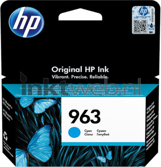 HP 963 ink cyan Inkt Blauw