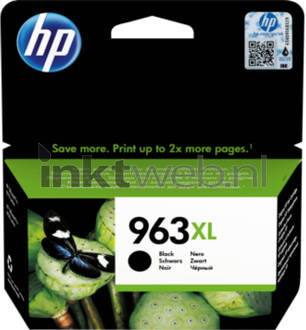 HP 963XL Origineel Zwart 1 stuk(s) Hoog (XL) rendement