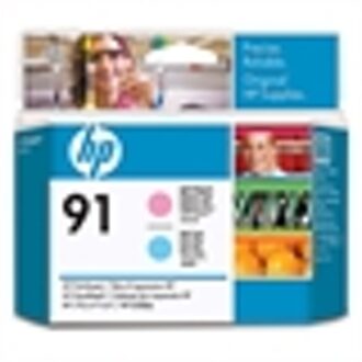 HP C9462A nr. 91 printkop licht magenta / licht cyaan (origineel)