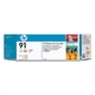 HP C9466A nr. 91 inktcartridge licht grijs (origineel)