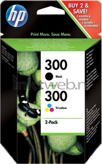 HP cartridge voordeelpak 300 (Zwart + kleur)