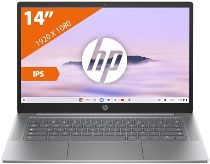 HP Chromebook Plus 14a-nf0085nd -14 inch Chromebook Zilver