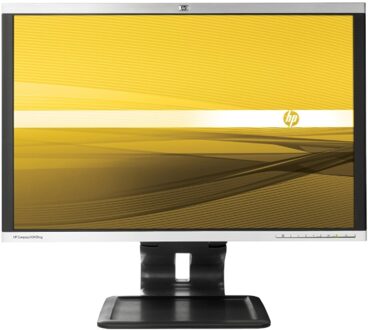 HP Compaq LA2405wg - 24 inch - 1920x1200 - DP - DVI - VGA - Grijs