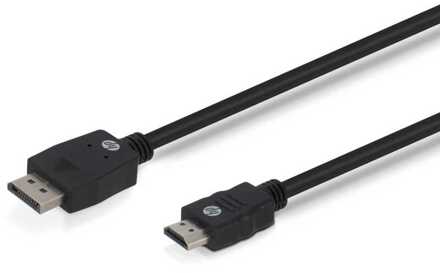 HP DisplayPort / HDMI Aansluitkabel [1x DisplayPort stekker - 1x HDMI-stekker] 1.00 m Zwart