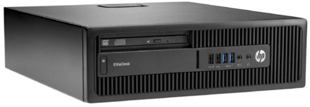 HP EliteDesk 705 G1 SFF - AMD A4-7300 - 8GB RAM - 256GB SSD - Windows 11 Zwart - small