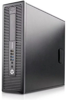 HP EliteDesk 800 G1 SFF - Intel Core i5-4e Generatie - 8GB RAM - 256GB SSD - Windows 10 Zwart - small