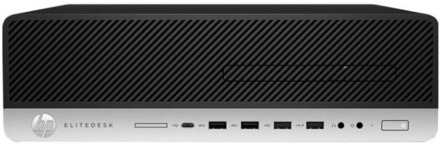HP EliteDesk 800 G5 SFF - Intel Core i5-9e Generatie - 8GB RAM - 256GB SSD - Windows 11 Zwart - small
