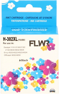 HP FLWR HP 302XL zwart cartridge