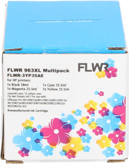 HP FLWR HP 963XL multipack zwart en kleur cartridge