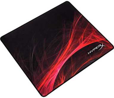 HP FURY S Speed Game-muismat Zwart, Rood (4P5Q6AA)