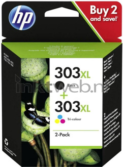 HP Inktcartridge HP 3YN10AE 303XL zwart + kleur HC