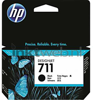 HP Inktcartridge HP CZ129A 711 zwart