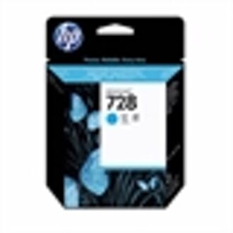 HP Inktcartridge HP F9J63A 728 blauw