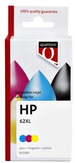 HP Inktcartridge quantore alternatief tbv hp c2p07ae 62xl kleur