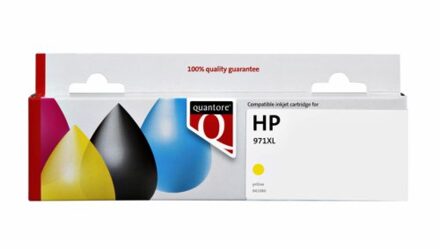 HP Inktcartridge quantore alternatief tbv hp cn628ae 971xl geel hc