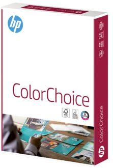 HP Kleurenlaserpapier HP Color Choice A4 120gr wit 250vel Zwart