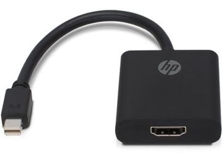 HP Mini-displayport / HDMI Adapter [1x Mini-DisplayPort stekker - 1x HDMI-bus] Zwart 10.00 cm