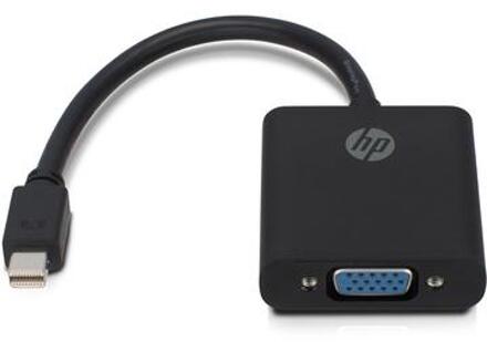 HP Mini-displayport / VGA Adapter [1x DisplayPort stekker - 1x VGA-bus] Zwart 10.00 cm