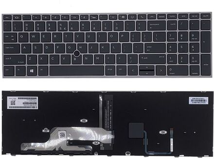 HP Notebook keyboard for HP Zbook 15 17 G5 G6 with pointstick backlit