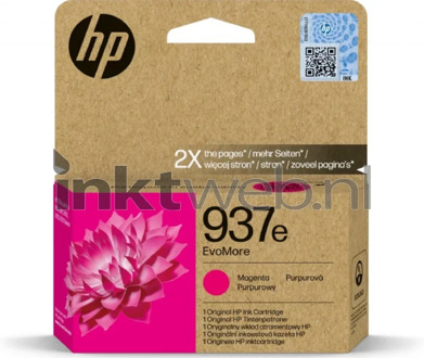 HP Origineel Hoge Capaciteit HP 937e magenta