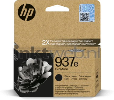 HP Origineel Hoge Capaciteit HP 937e zwart