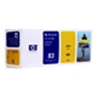 HP Originele Uv 83 Inktcartridge - Standaardcapaciteit 680 Ml - Verpakking Van 1 - Geel