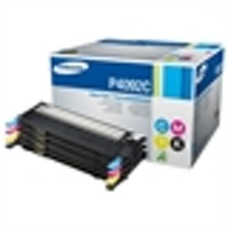 HP P4092C rainbow kit zwart en kleur toner