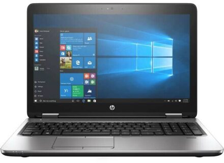 HP ProBook 650 G2 - Intel Core i5-6e Generatie - 15 inch - 8GB RAM - 256GB SSD - Windows 11 Zilver - small