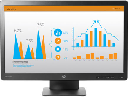 HP ProDisplay P232 23" Black Full HD Matt