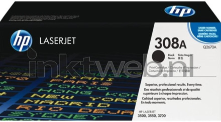 HP Q2670A nr. 308A toner cartridge zwart (origineel)