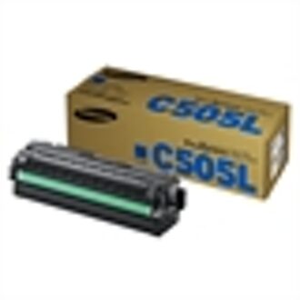 HP/Samsung CLT-C 505 L toner cyaan Wit