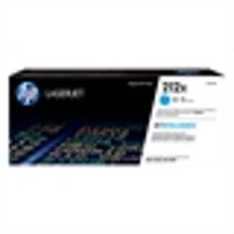 HP toner 212X, 10.000 pagina's, OEM W2121X, cyaan Wit