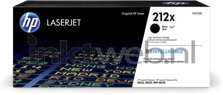 HP toner 212X, 13.000 pagina's, OEM W2120X, zwart