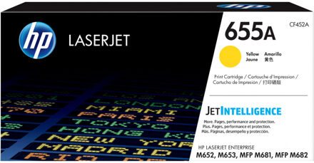 HP toner 655A geel, 10.500 pagina's - OEM: CF452A