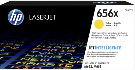 HP toner 656X geel, 22.000 pagina's - OEM: CF462X