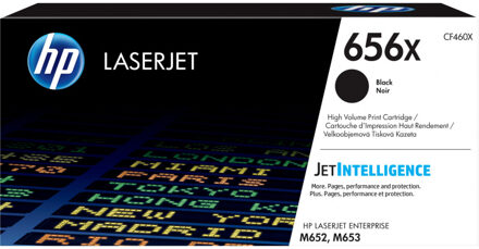 HP toner 656X zwart, 27.000 pagina's - OEM: CF460X
