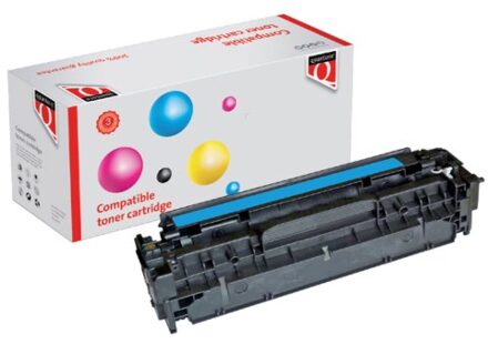 HP Tonercartridge quantore hp cc531a 2.8k blauw