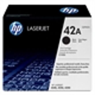 HP Tonercartridge zwart 42A - 10000 pagina's - Q5942A