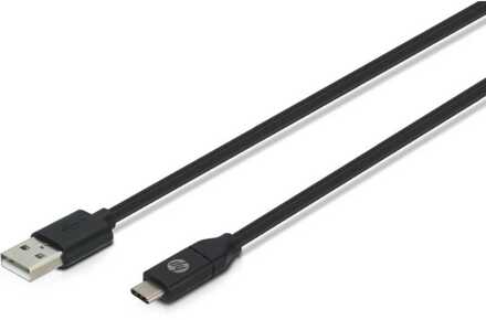 HP USB 2.0 Aansluitkabel [1x USB-A 2.0 stekker - 1x USB-C stekker] 1.00 m Zwart
